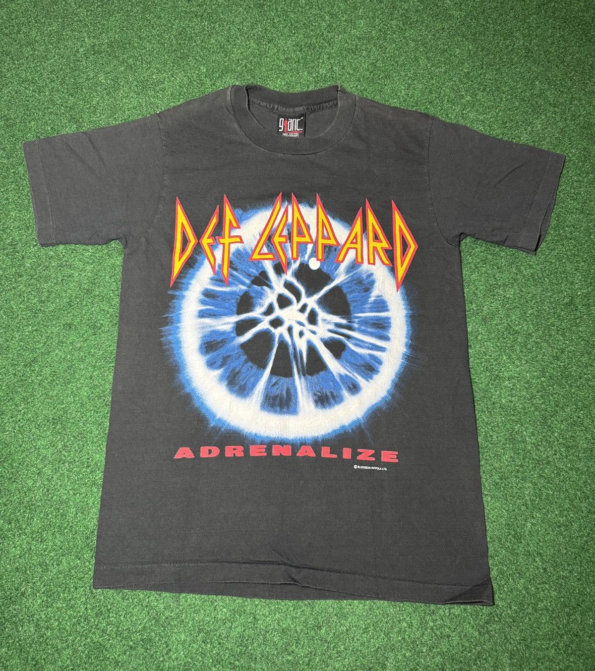 Band Tees × Giant × Vintage Vintage 90s Def Leppard Adrenalize Medium Rock Band T Shirt Size US M / EU 48-50 / 2 - 1 Thumbnail