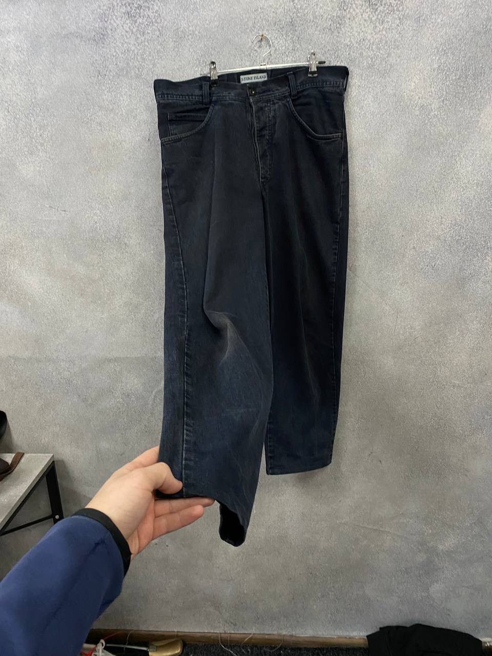 Stone Island Vintage Stone Island Jeans Black Size US 32 / EU 48 - 12 Thumbnail