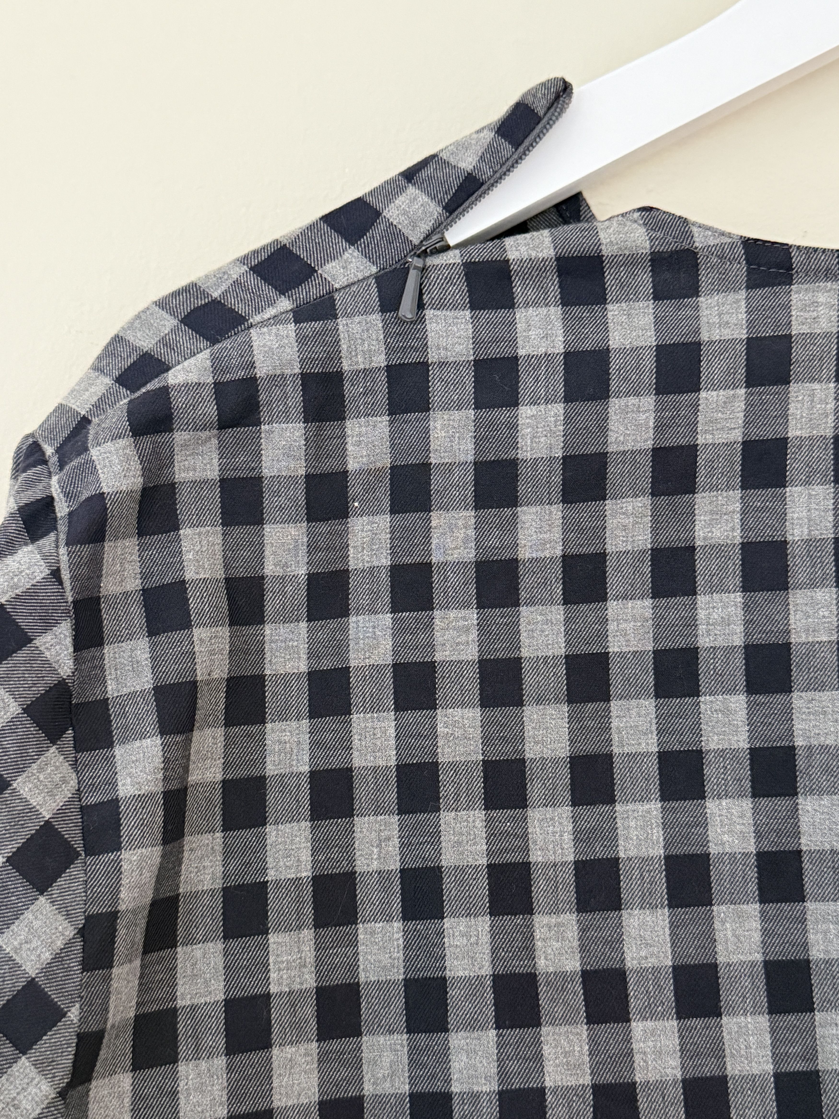 Cos Archive gingham shoulder-zip top — size M Size US M / EU 48-50 / 2 - 2 Thumbnail
