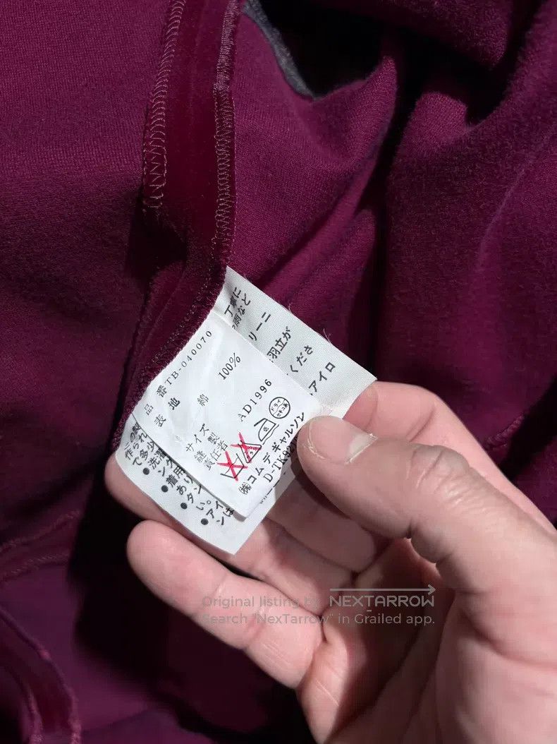 Comme des Garcons Comme Des Garcons Rose Red Velvet Shirt Size M / US 6-8 / IT 42-44 - 8 Thumbnail