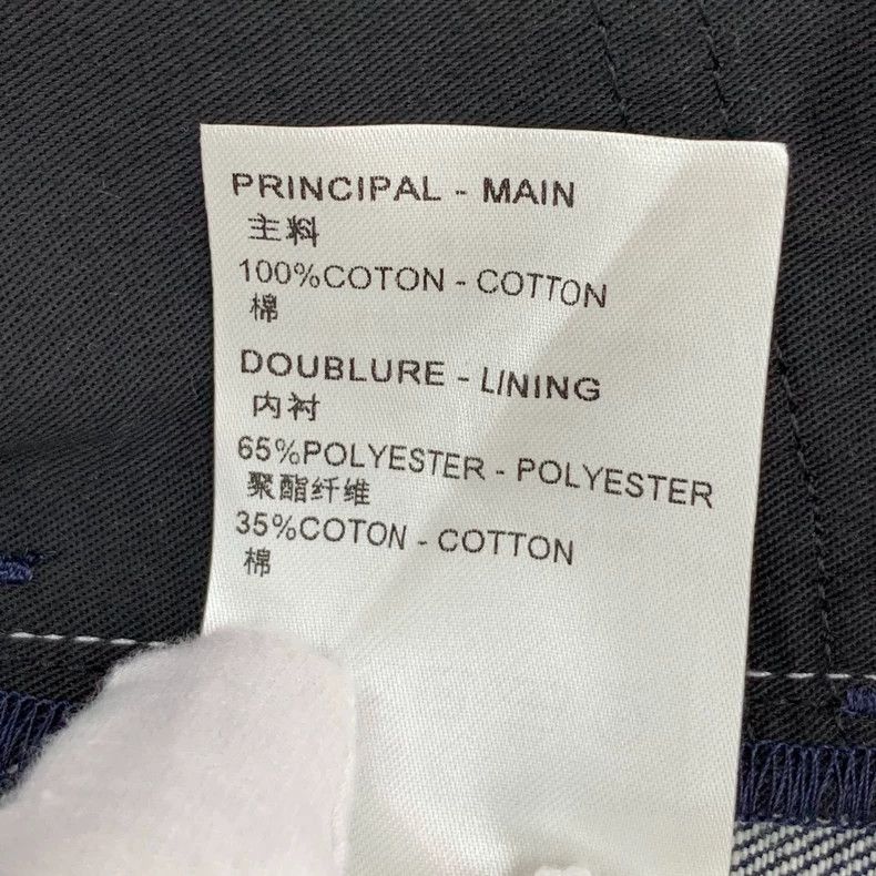 Louis Vuitton Louis Vuitton 23 dark blue logo presbyopic cotton casual d Size 39" - 7 Thumbnail
