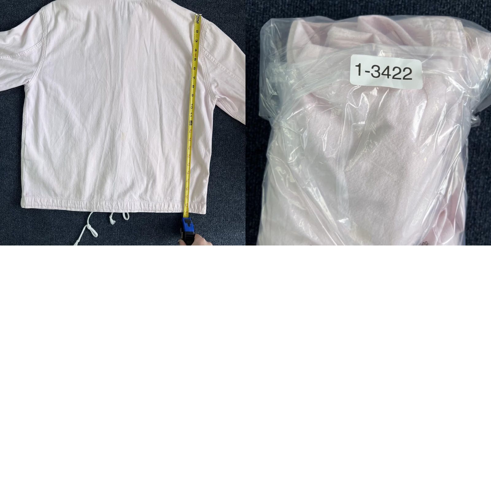 Levi's Levi's Jacket Womens Medium Pink Hooded Cotton Twill Full Zip Drawstring Casual Shirt Size M / US 6-8 / IT 42-44 - 8 Thumbnail