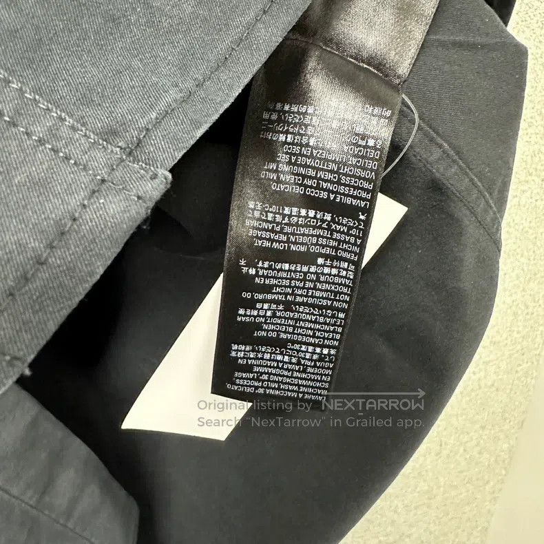 Balenciaga Balenciaga Black Wrinkled Canvas Work Jacket Size US XS / EU 42 / 0 - 8 Thumbnail