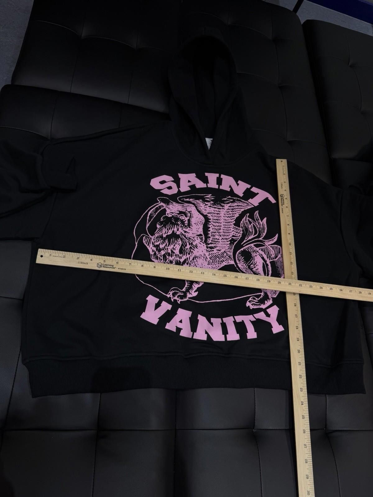 Saint Vanity Size XL - Saint Vanity Pullover Hoodie Pink Black 2025 NEW Size US XL / EU 56 / 4 - 8 Thumbnail