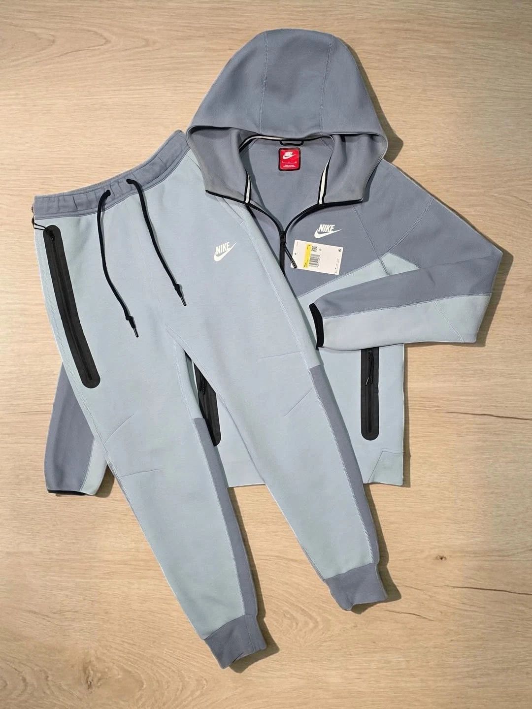 Nike Nike Tech Fleece Zip Hoodie & Joggers Light Armory Blue (M) Size US M / EU 48-50 / 2 - 1 Thumbnail