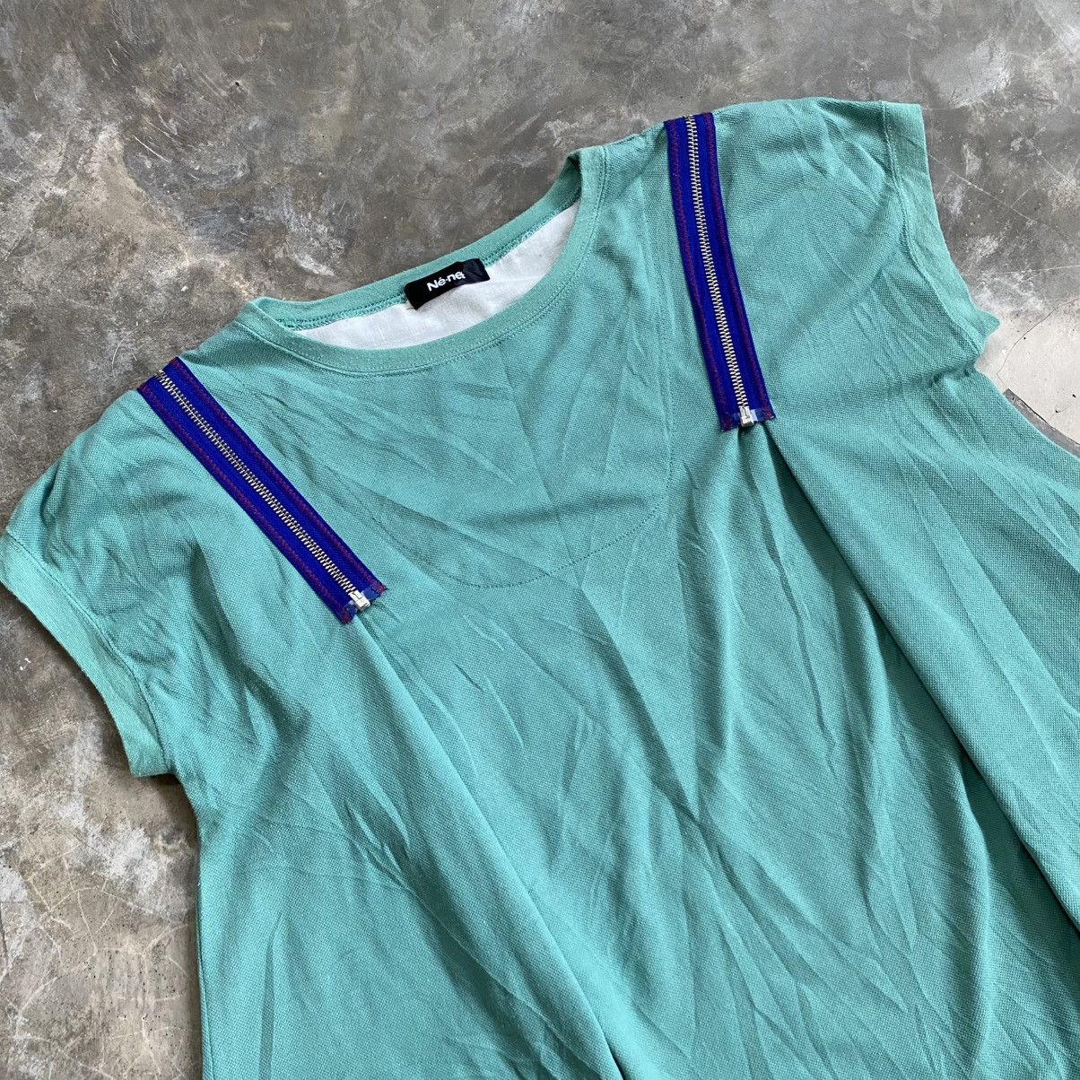 Issey Miyake 2000’s Ne-Net by Issey Miyake Multi Zip T-Shirt Size M / US 6-8 / IT 42-44 - 3 Thumbnail