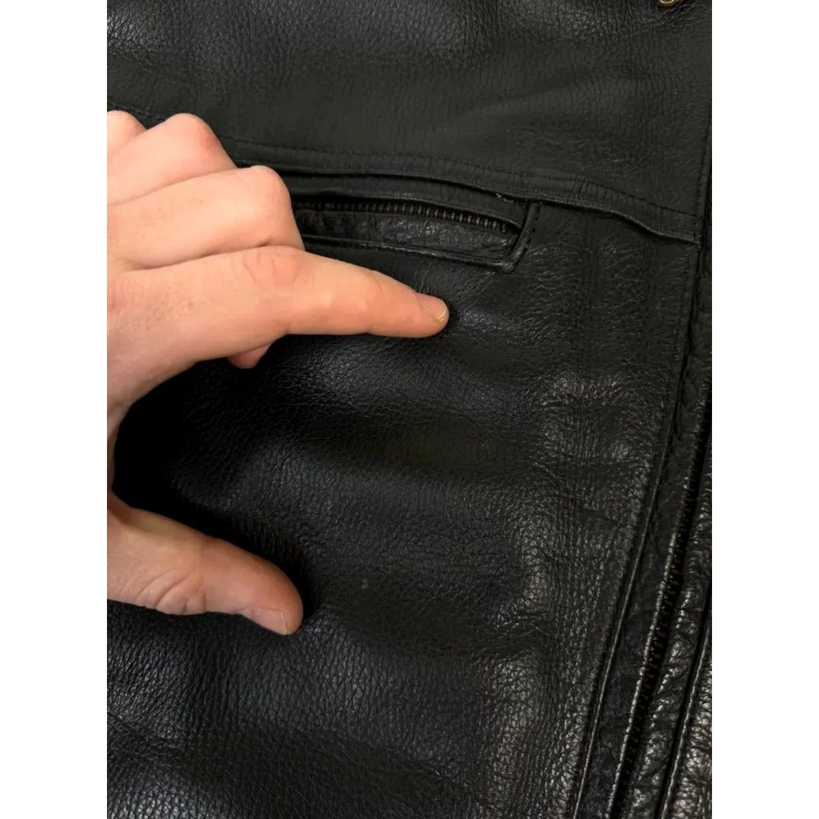 Harley Davidson VINTAGE Harley-Davidson Biker Leather Jacket Motorcycle Jacket Men 2XL Black Size US XXL / EU 58 / 5 - 7 Thumbnail