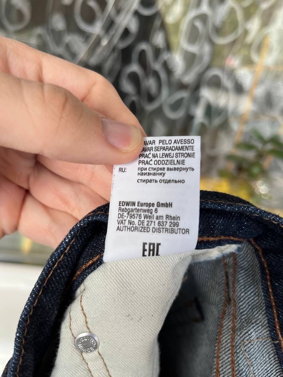Edwin Edwin Japanese Selvedge Denim Slim Tapered Jeans ED-80 Size US 29 - 17 Thumbnail