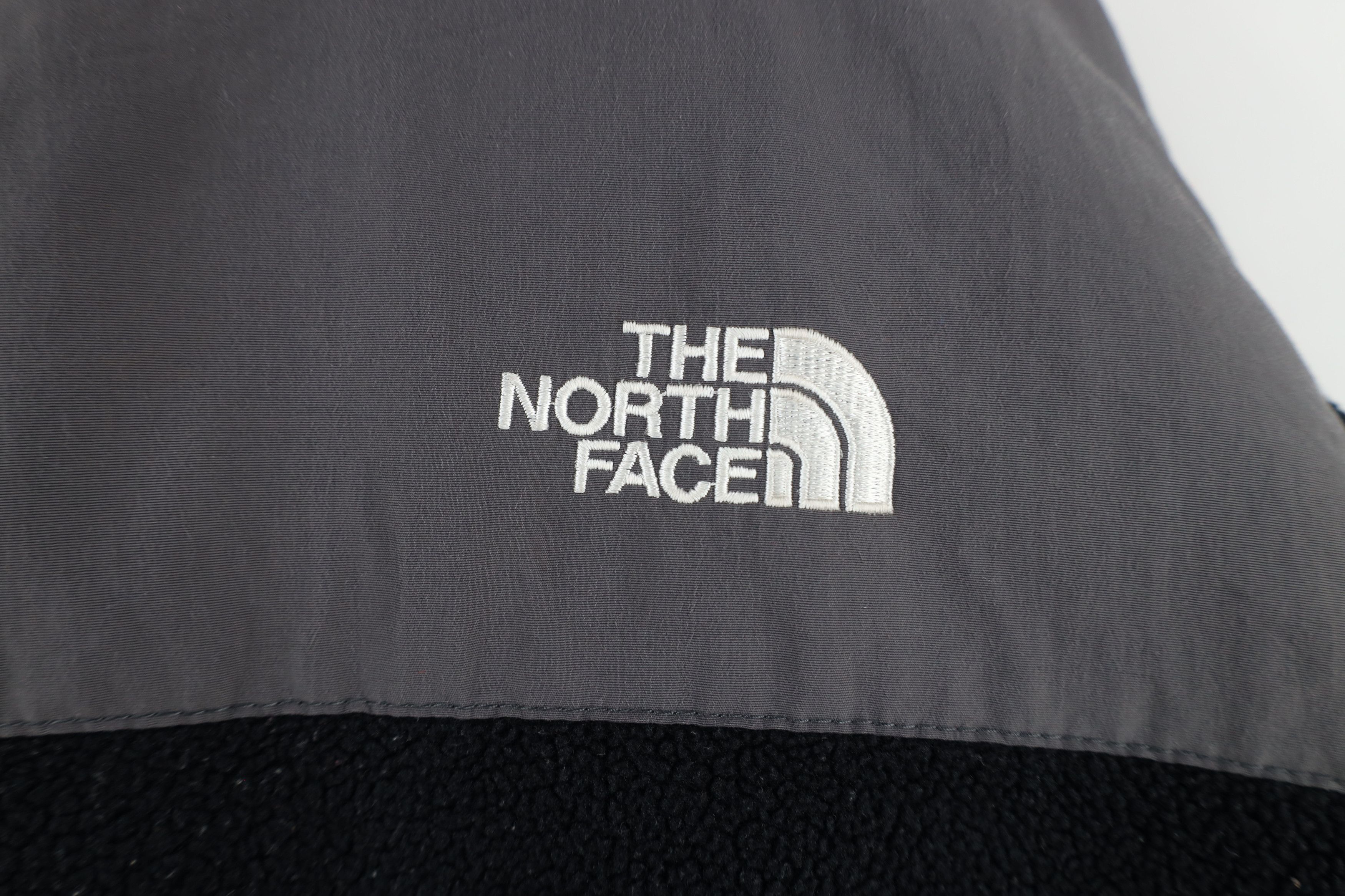 The North Face × Vintage Vintage 90s The North Face Denali Fleece Jacket Black Gray Size US M / EU 48-50 / 2 - 11 Thumbnail