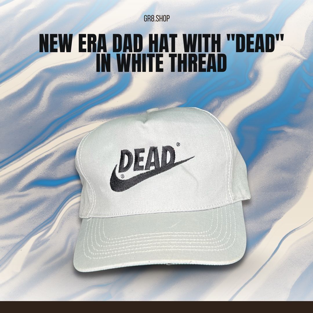 Other New Era Dad Hat With "DEAD" Embroidery - Adjustable Back Str Size ONE SIZE - 1 Thumbnail