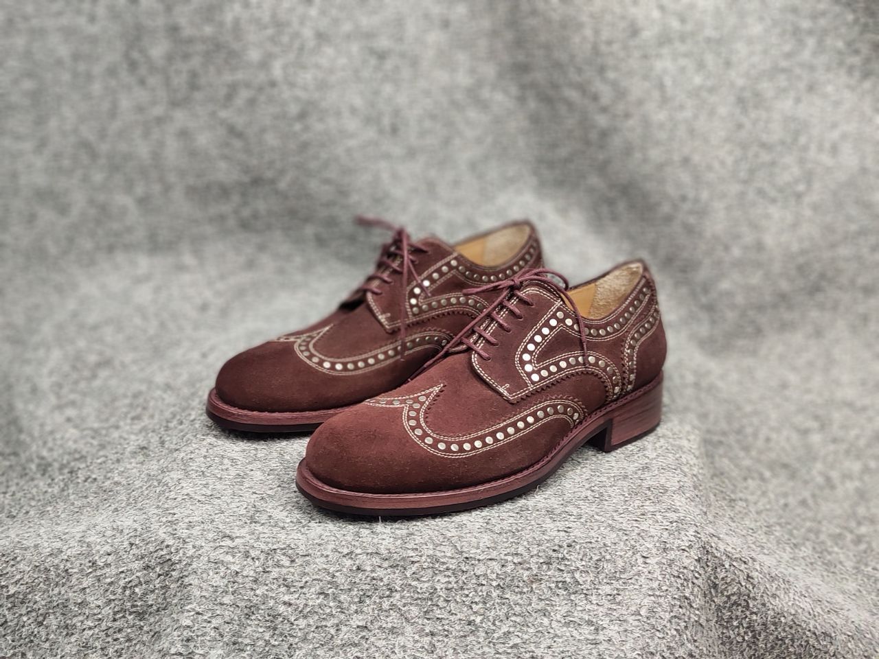 Jean Baptiste Rautureau Rare Jean Baptiste Rautureau suede leather Brogues Shoes Size US 7 / EU 40 - 8 Thumbnail