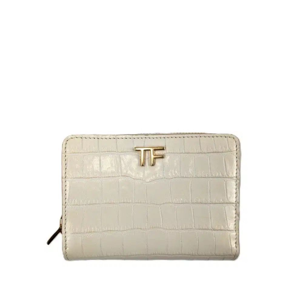 Tom Ford o1loc1c0526 S0469 Size: OS / Zip Around Mini Wallet in Beige Size ONE SIZE - 1 Preview