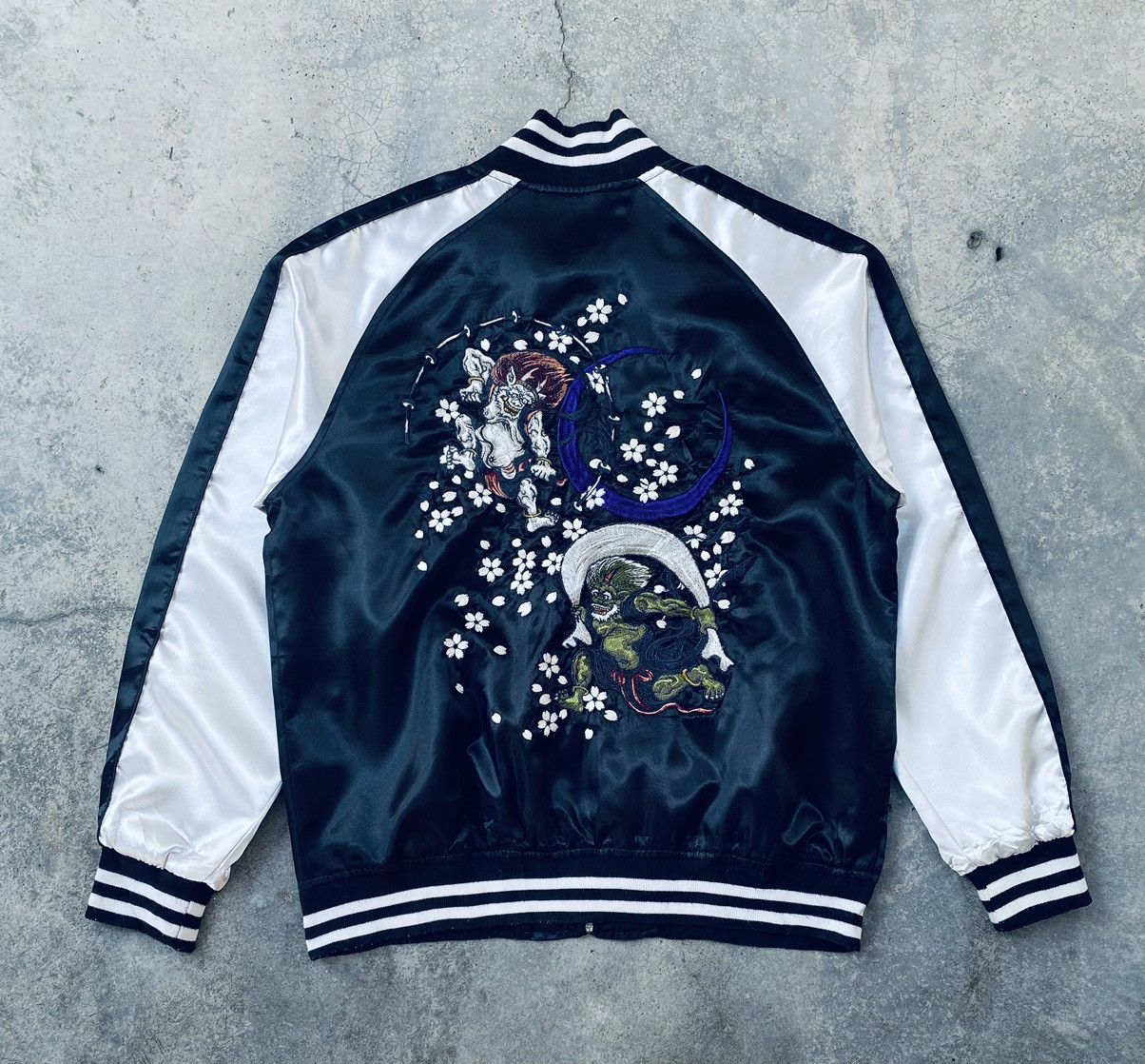 Japanese Brand Vintage Isshin Nyo Kagami sukajan souvenir jacket Size US L / EU 52-54 / 3 - 2 Thumbnail