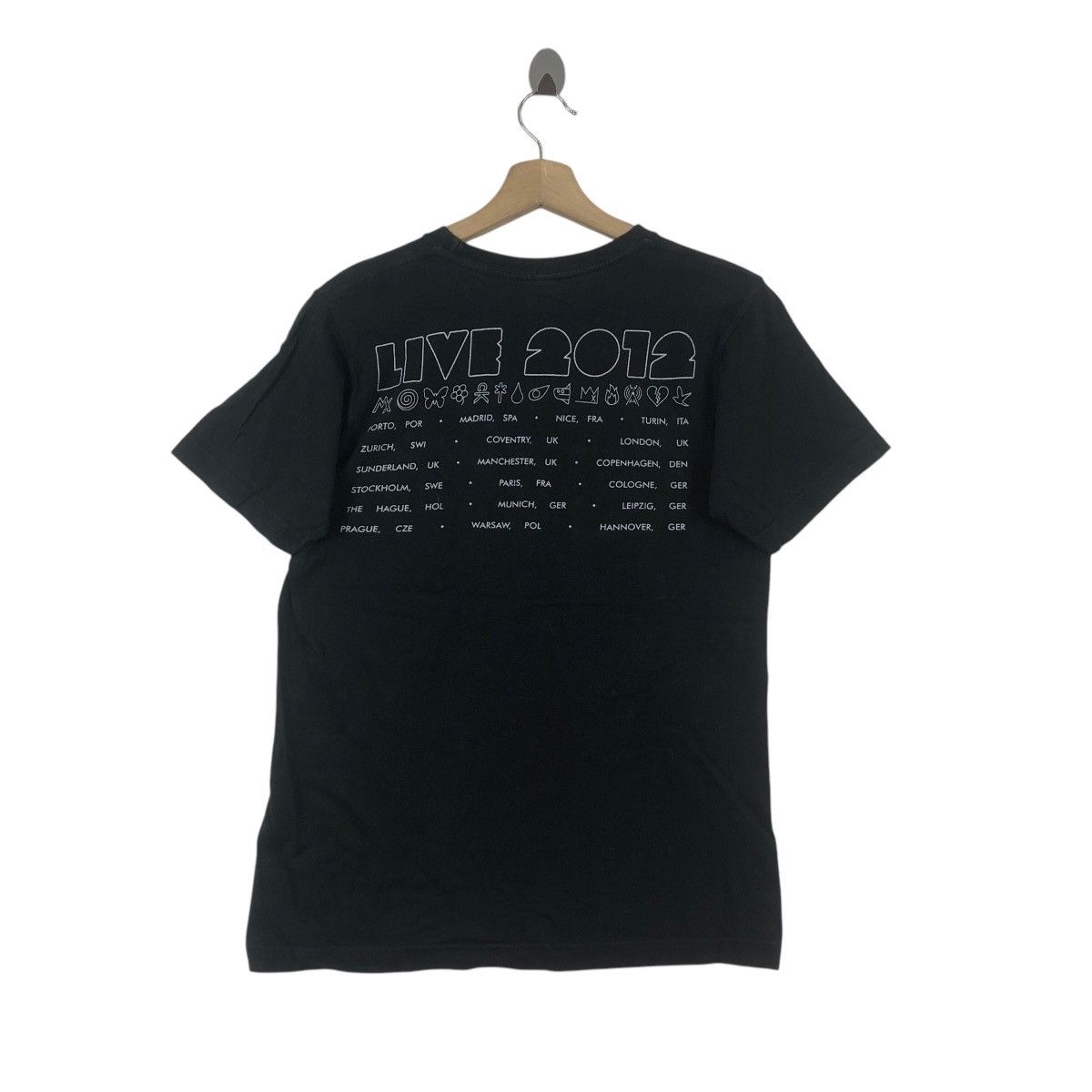 Band Tees COLDPLAY MYLO XYLOTO Live 2012 Tour Promo Tee Shirt Top Size US S / EU 44-46 / 1 - 4 Thumbnail