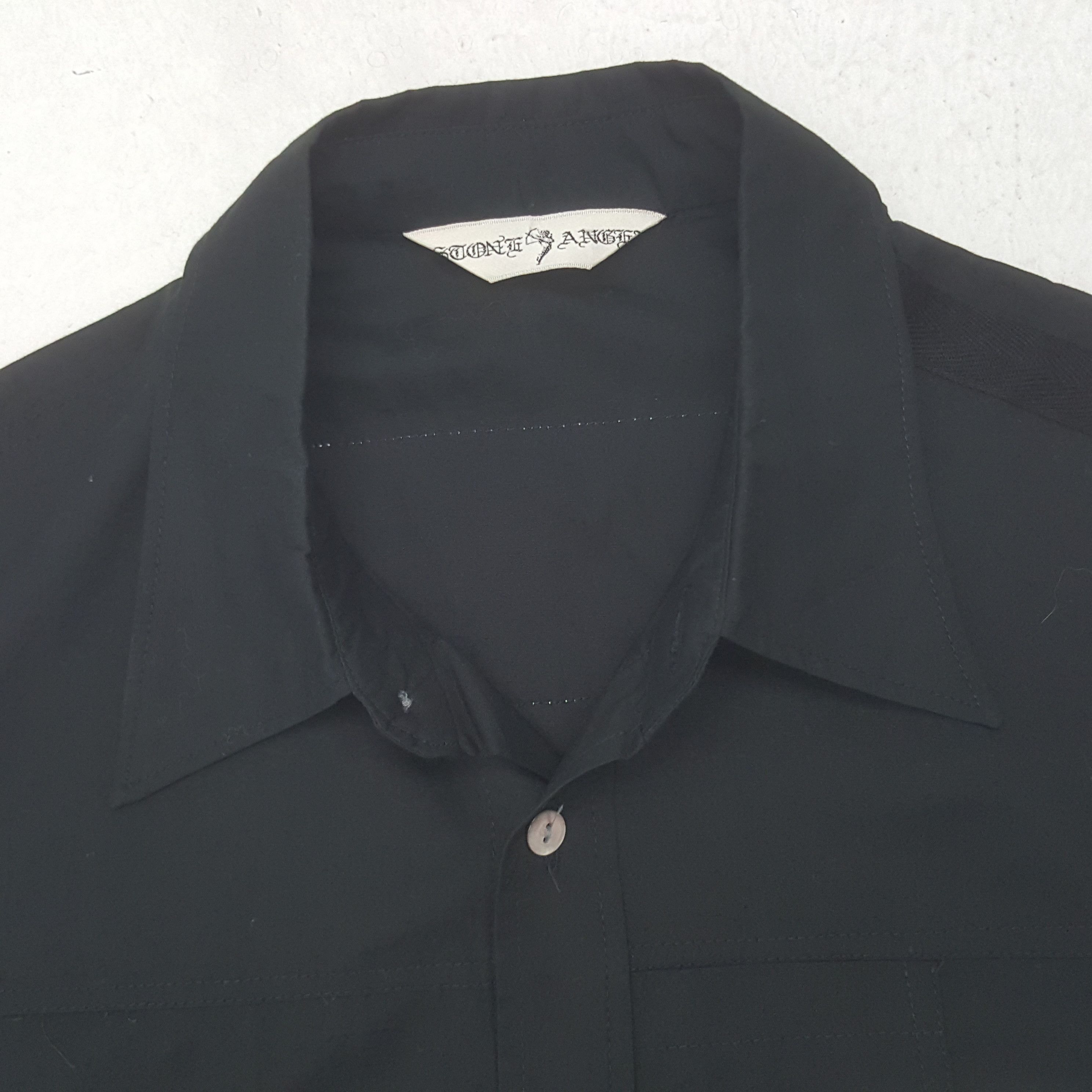 Designer Vintage Stone Angel Skullhead Button Up Shirt Size US XS / EU 42 / 0 - 5 Thumbnail
