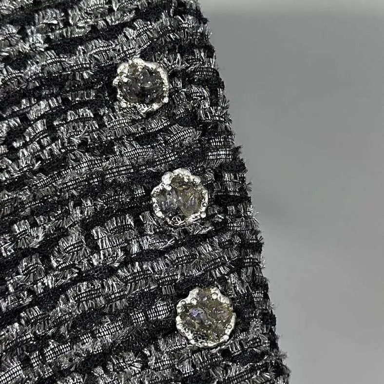 Chanel Chanel Silver Black Woven Dress Women's 36 Size XS / US 0-2 / IT 36-38 - 4 Thumbnail