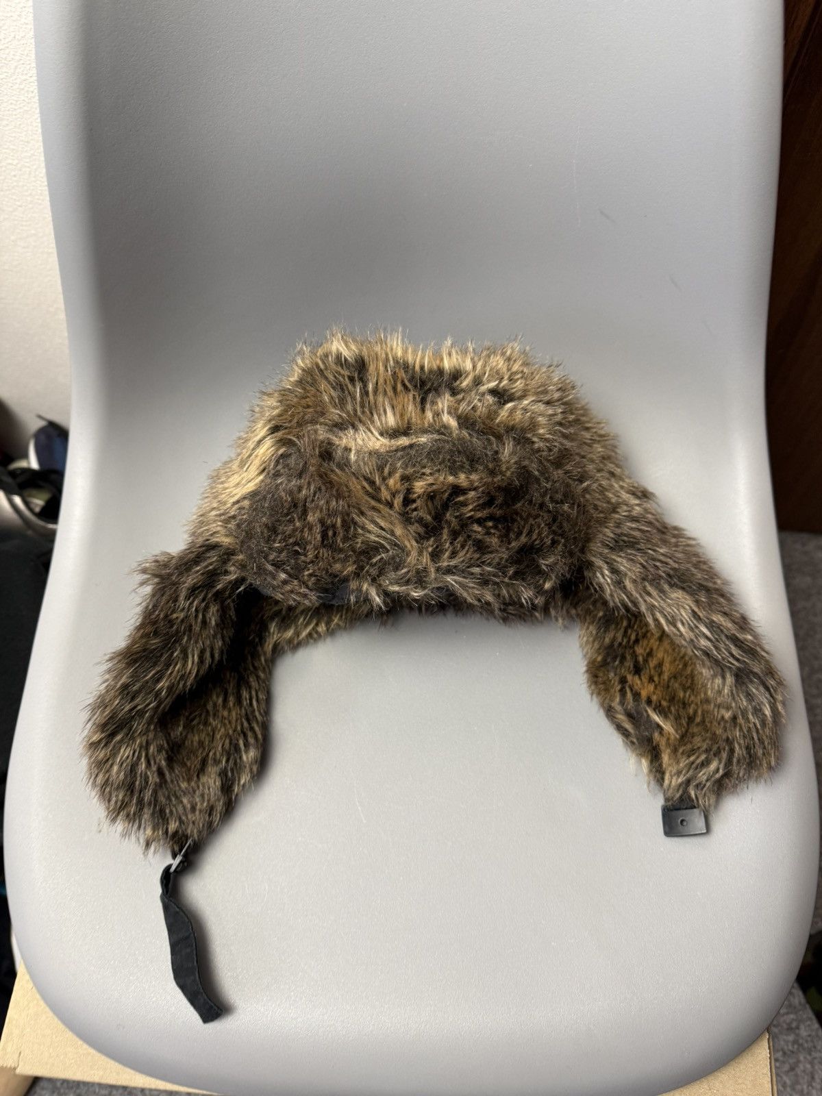 Vintage Ushanka Trapper Hat Furry Mohair Fuzzy Fur Hat Y2K 90s rare Size ONE SIZE - 6 Thumbnail