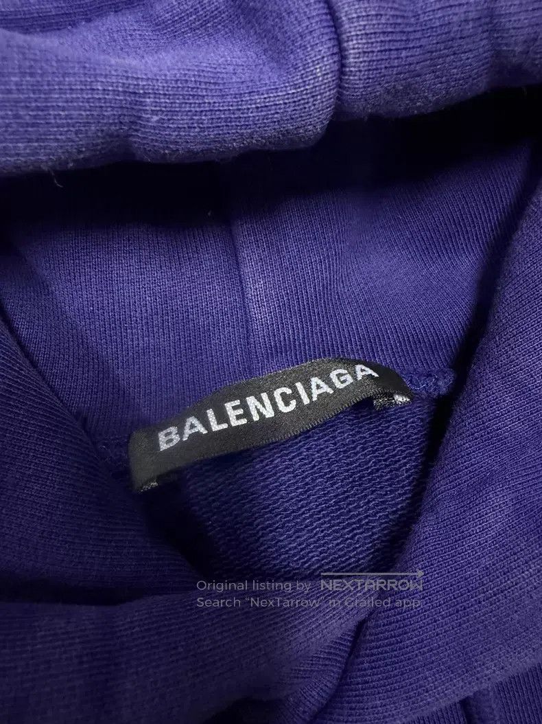 Balenciaga Balenciaga Letter pattern embroidered hooded long sleeve s Size US L / EU 52-54 / 3 - 4 Thumbnail