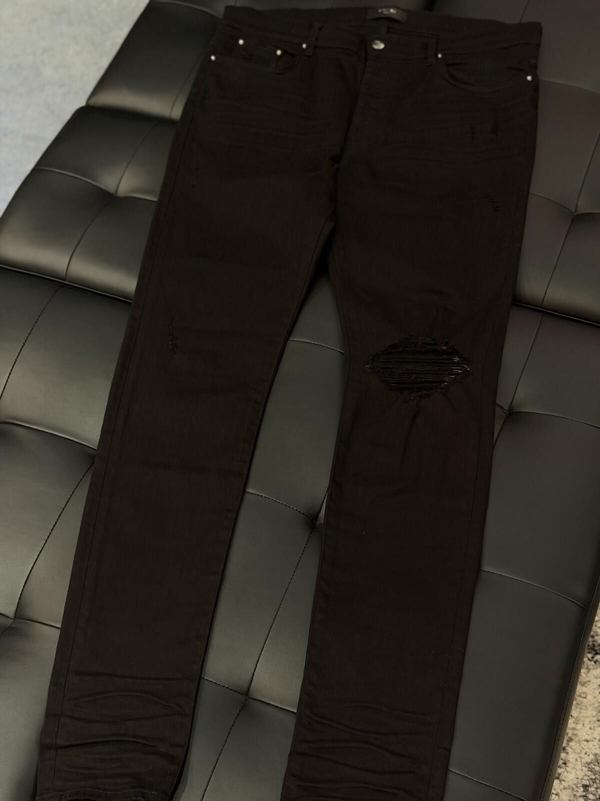Amiri Size 38 - Amiri Black Jeans 100% Authentic Size US 38 / EU 54 - 2 Thumbnail