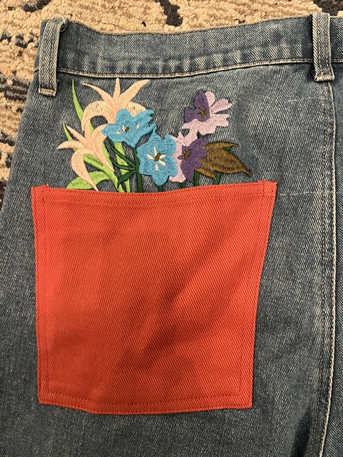 KidSuper Kidsuper flower pot jeans Size US 32 / EU 48 - 2 Thumbnail