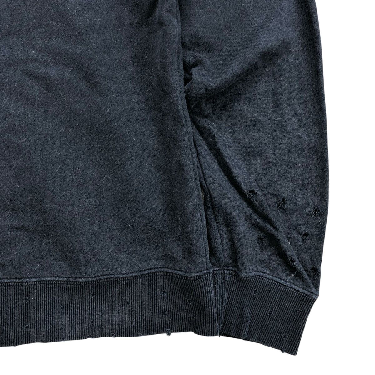 If Six Was Nine × Le Grande Bleu (L.G.B.) × Nicole Club Vintage Nicole Monsieur Embroidered Distressed Zip Hoodie Size US M / EU 48-50 / 2 - 18 Thumbnail