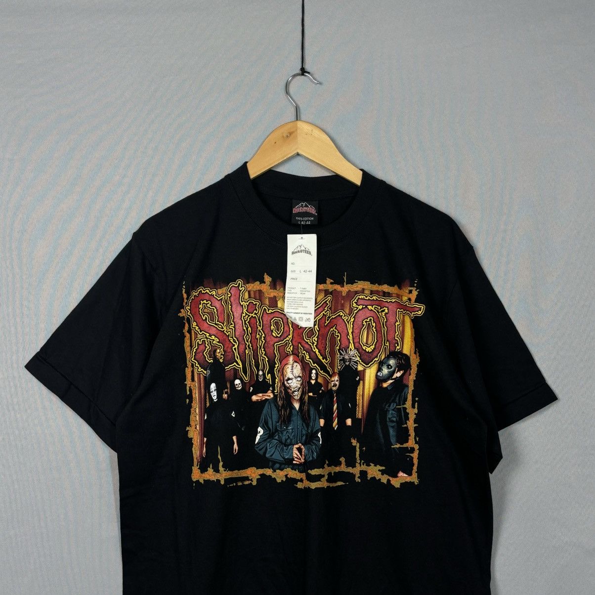 Slipknot Slipknot tee band tee rare black large rock vintage Size US L / EU 52-54 / 3 - 2 Thumbnail