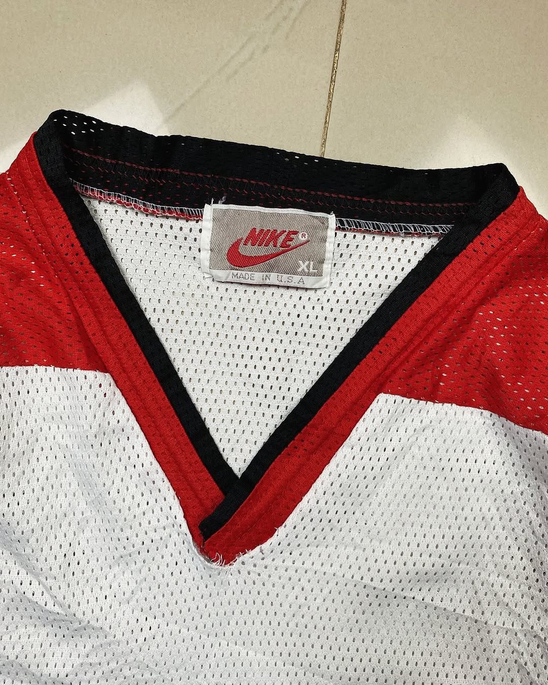 Nike 1990’s Bootleg Vintage Nike Leather patch Jersey Size US XXL / EU 58 / 5 - 3 Thumbnail