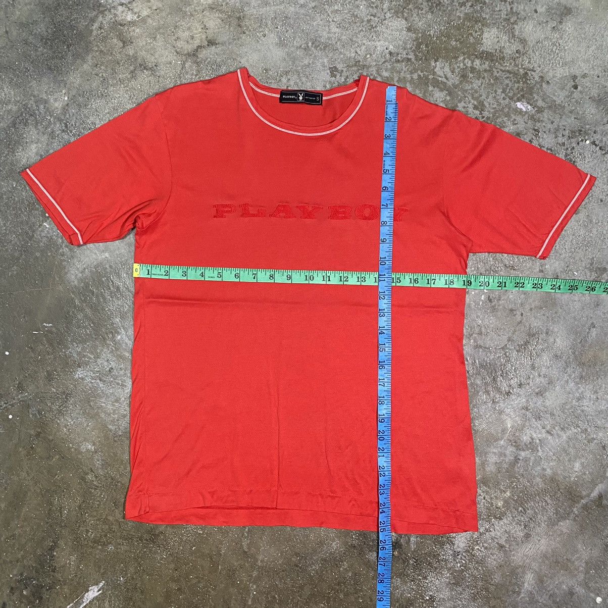 Playboy × Vintage Vintage Playboy Embroidery Spellout T Shirt Size US S / EU 44-46 / 1 - 12 Thumbnail