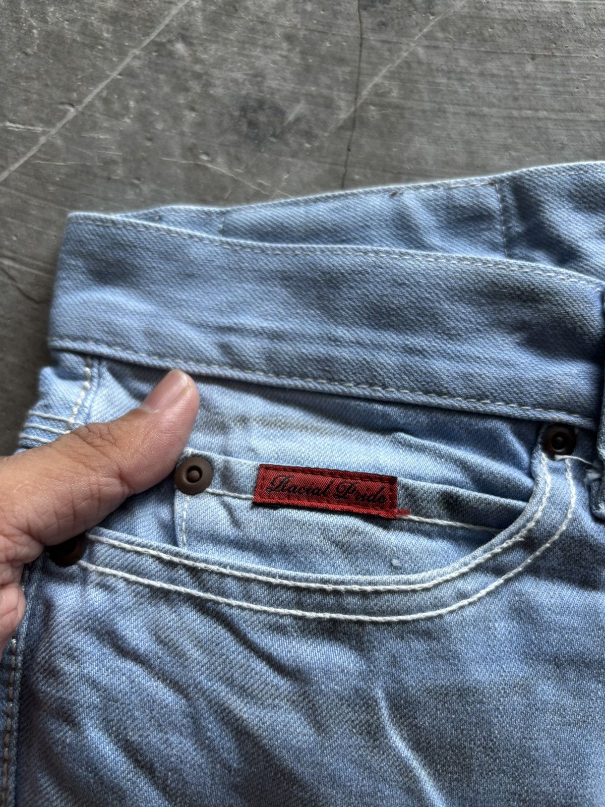 Tornado Mart OF THE NEIGE STYLE flare japanese denim whiskered washed Size US 32 / EU 48 - 11 Thumbnail