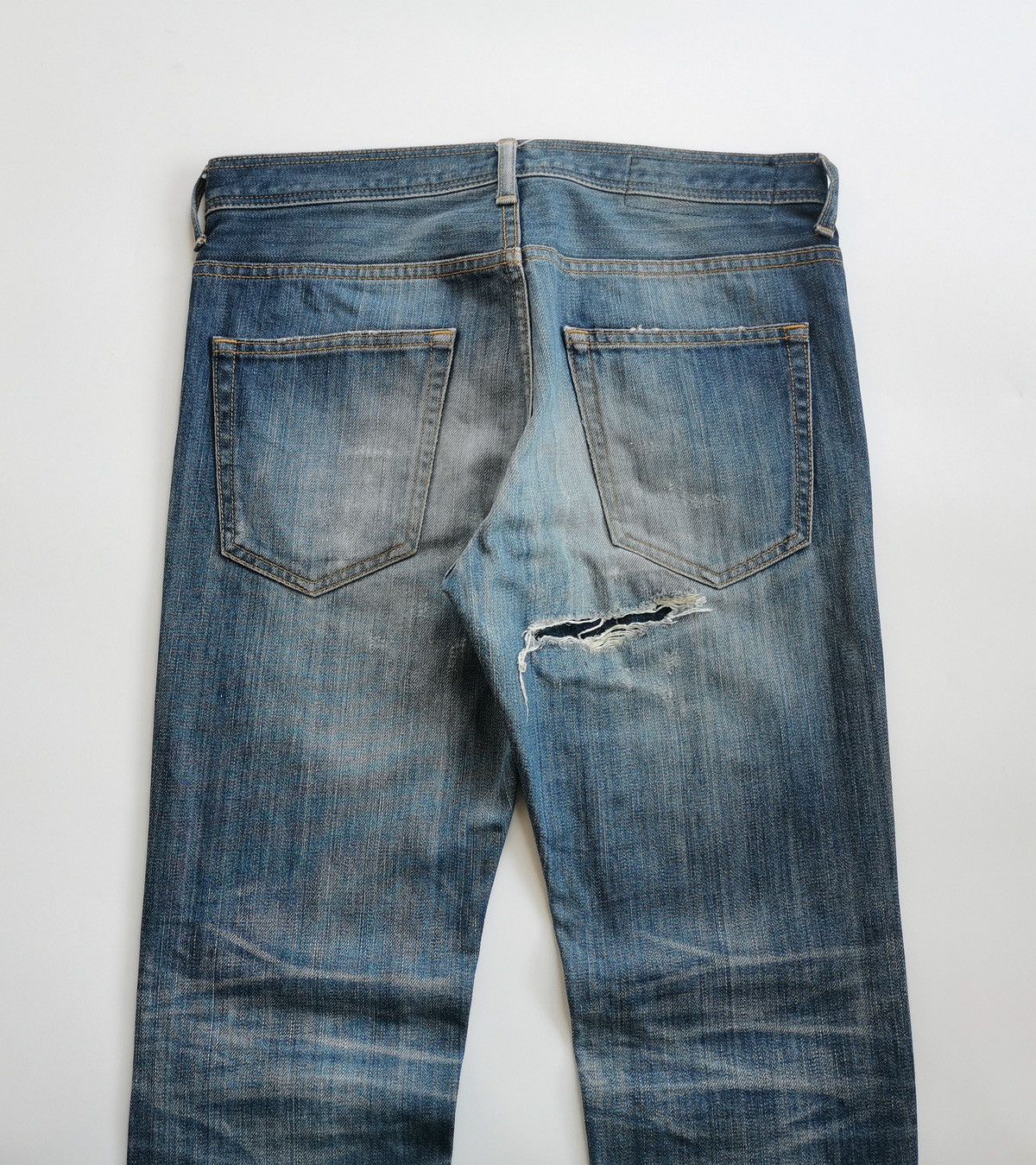 NANO universe × Number (N)ine Boro Distressed Nano Universe Denim Jeans Size US 29 - 6 Thumbnail