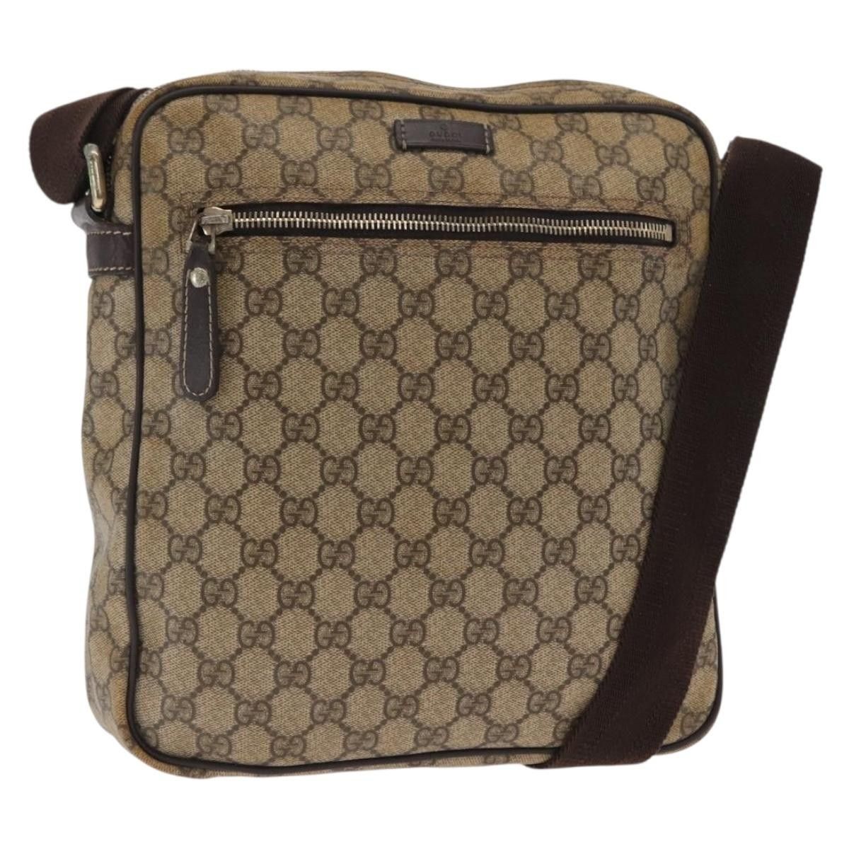 Gucci Gucci Front Zip Messenger GG Coated Canvas Size ONE SIZE - 1 Thumbnail