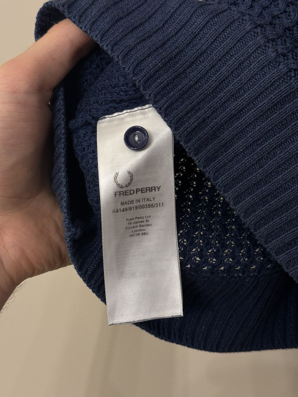 Fred Perry Fred Perry vintage knitwear shirt made in Italy Size US M / EU 48-50 / 2 - 5 Thumbnail