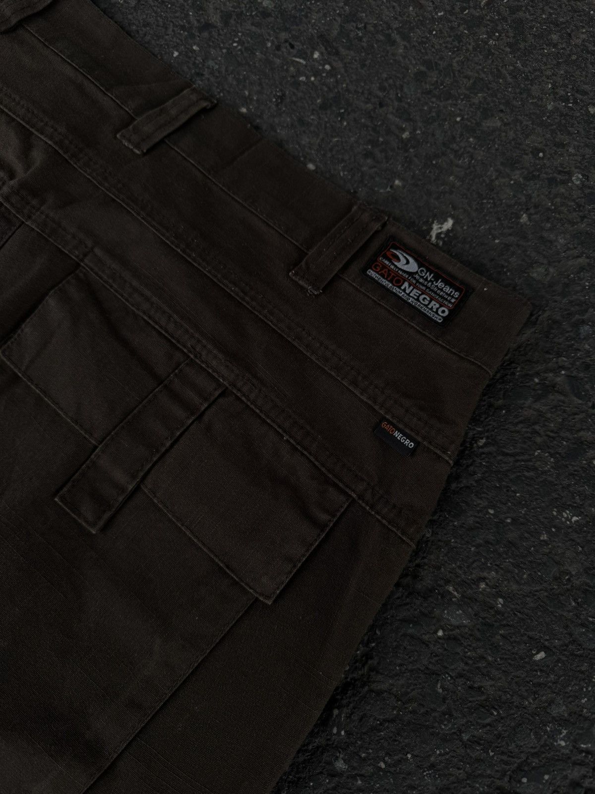 Designer × Vintage Brown Wide-Leg Cargo Pants Baggy Fit Utility Style 30/33 Size US 30 / EU 46 - 6 Thumbnail