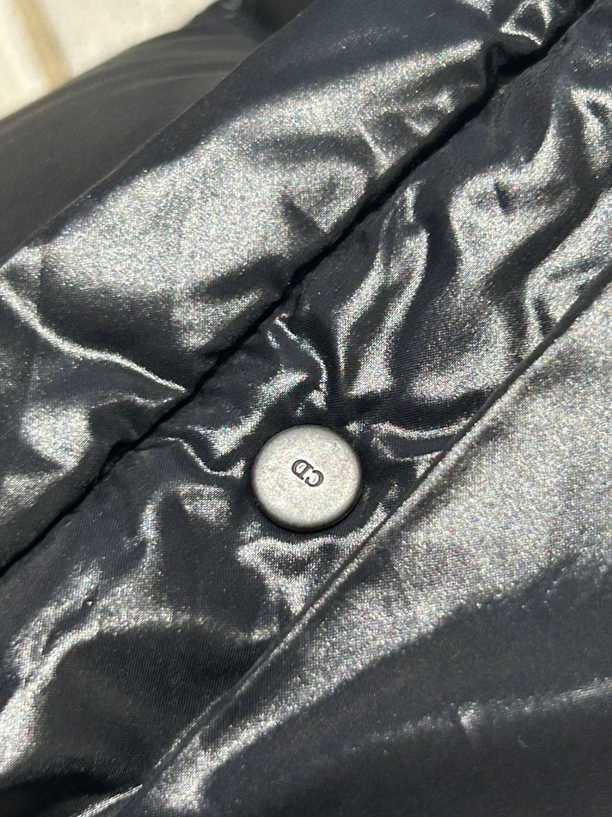 Dior DIOR Homme SLIMANE Black Down Aviator Jacket Collectors 2007 Size US L / EU 52-54 / 3 - 9 Thumbnail