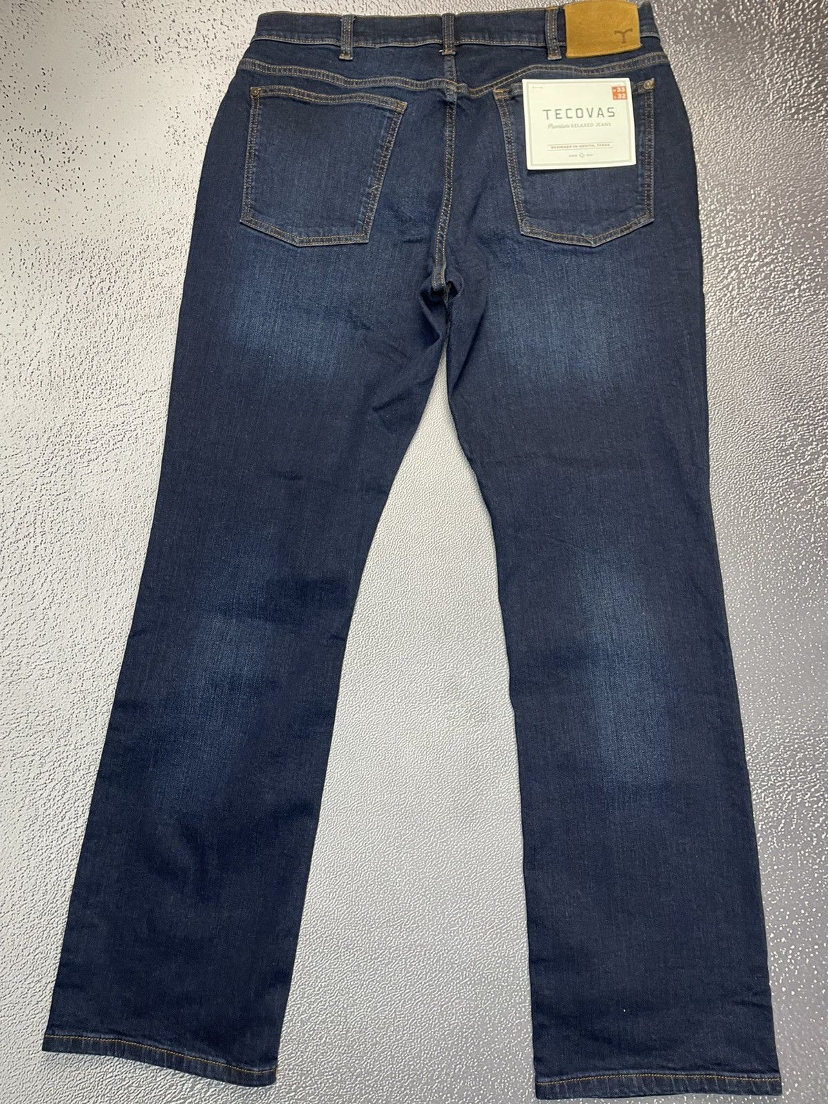 Tecovas New Tecovas Men's Premium Relaxed Blue Jeans Size W 33 L 32 Size US 33 - 6 Thumbnail