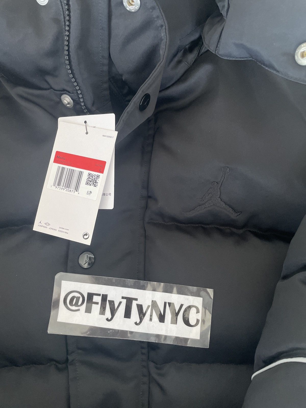 新品タグ付き】Supreme Jordan Puffer Jacket 黒S - メルカリ