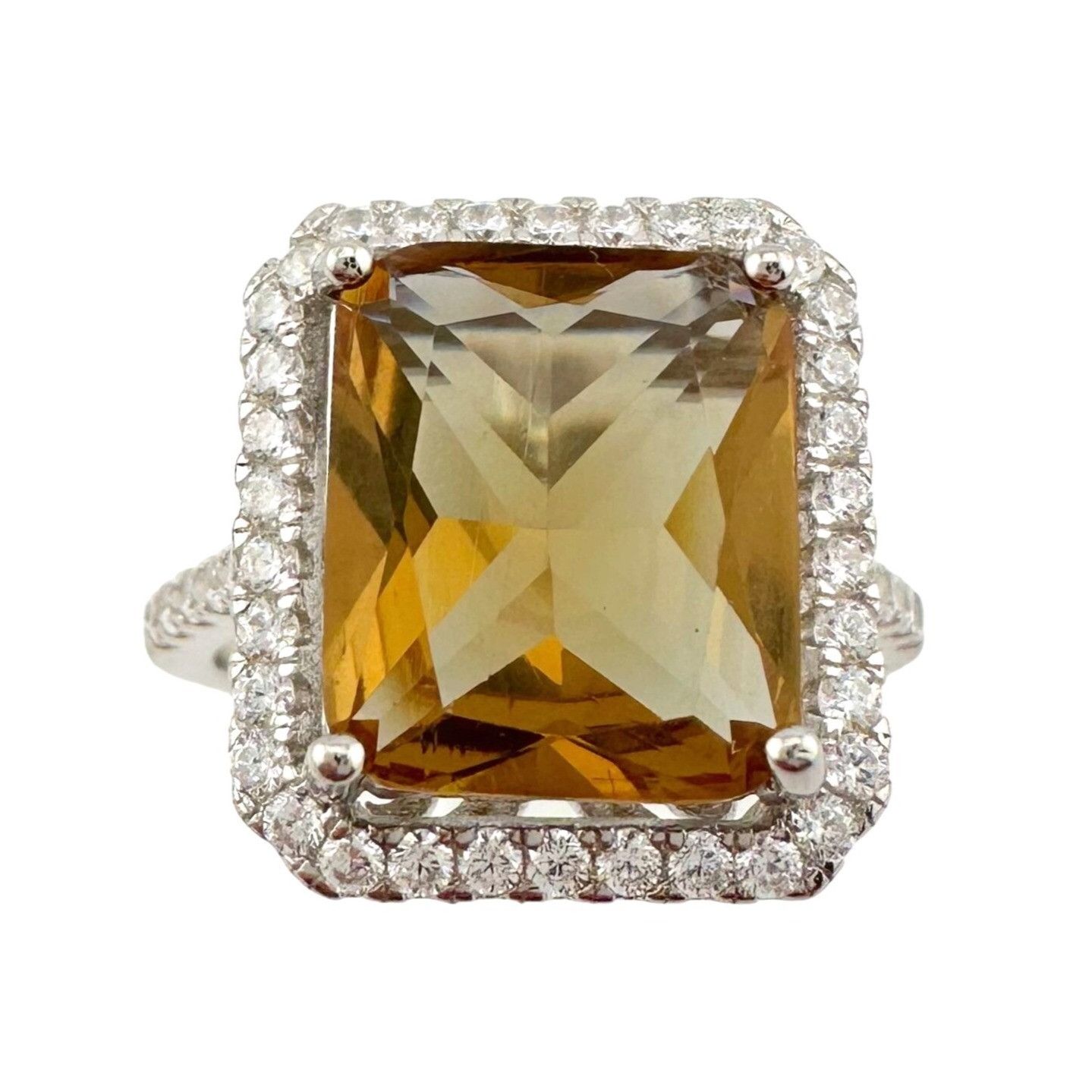 Other Elegant Emerald Cut Lab Created Sultanite Ring - Beautiful Size ONE SIZE - 2 Thumbnail