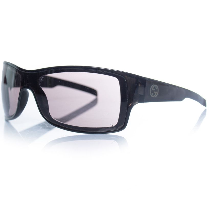 Gucci Gucci, shield sunglasses in black Size ONE SIZE - 2 Thumbnail