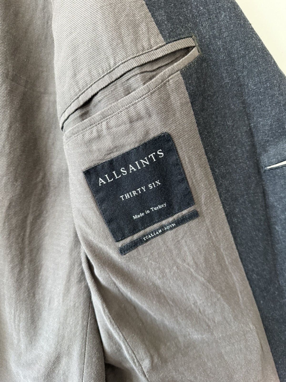 Allsaints Allsaints blazer - Grey Size 36R - 4 Thumbnail
