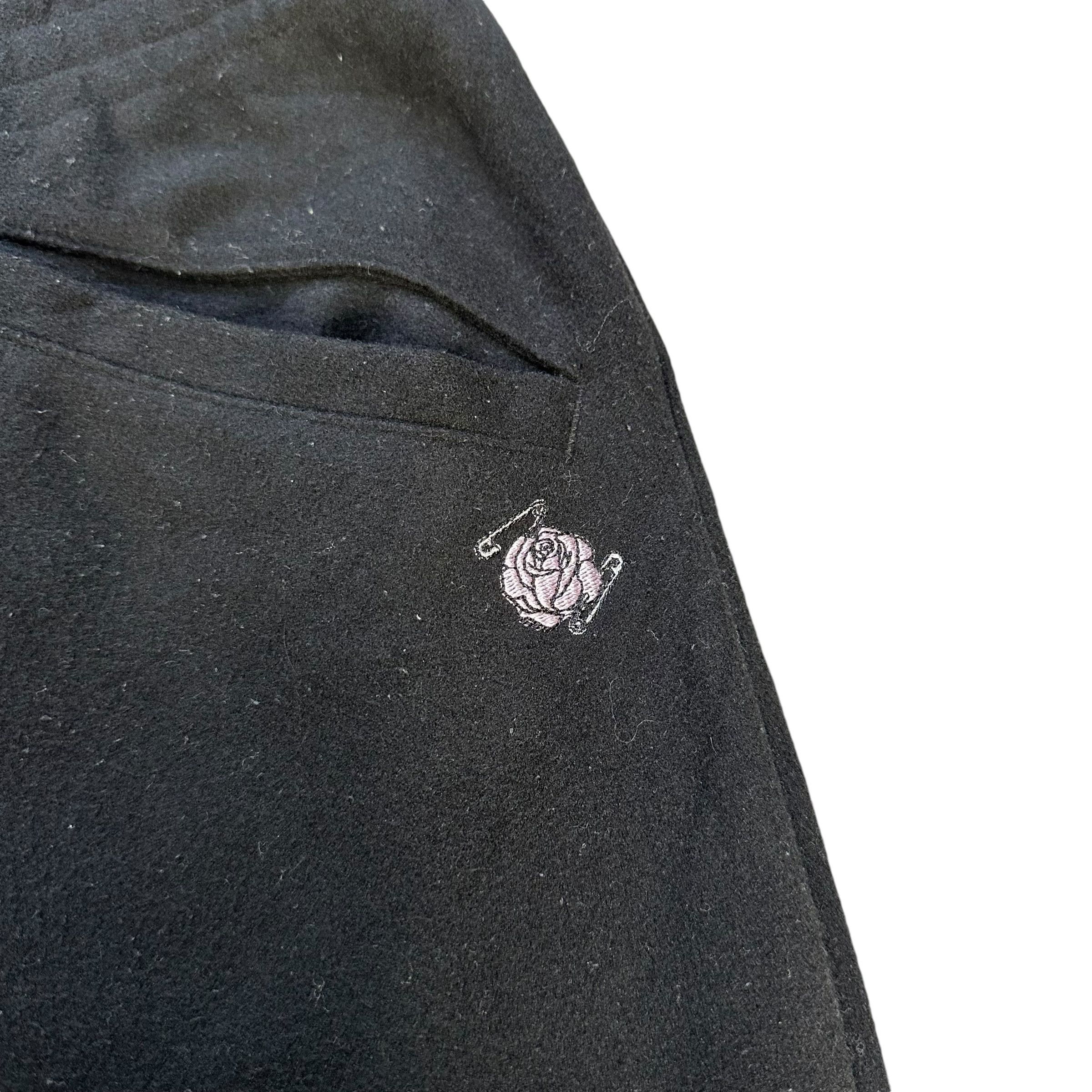 GU × Undercover GU X UNDERCOVER Black Polyester Pant Elastic Waist #A61-1412 Size 39" - 3 Thumbnail