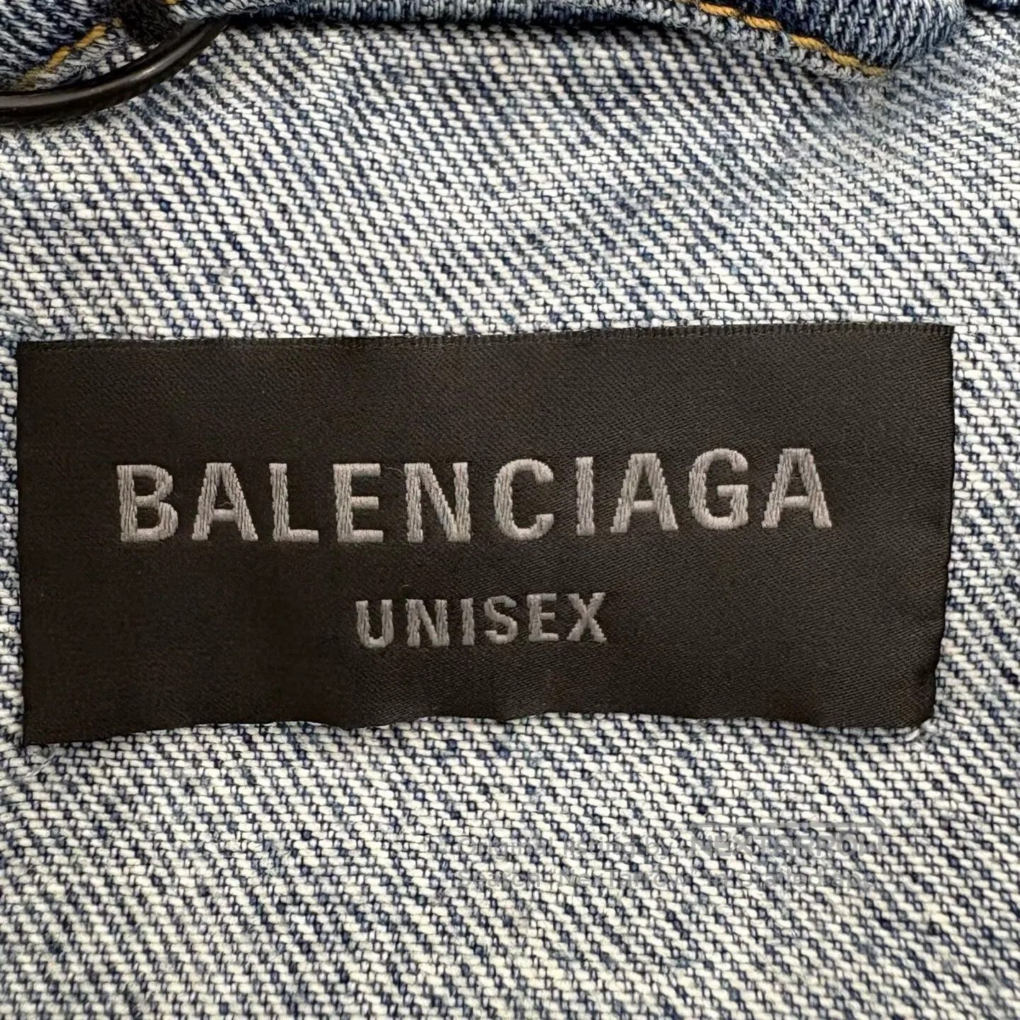 Balenciaga Balenciaga Blue washable denim jacket with wave-blocking d Size US M / EU 48-50 / 2 - 3 Thumbnail