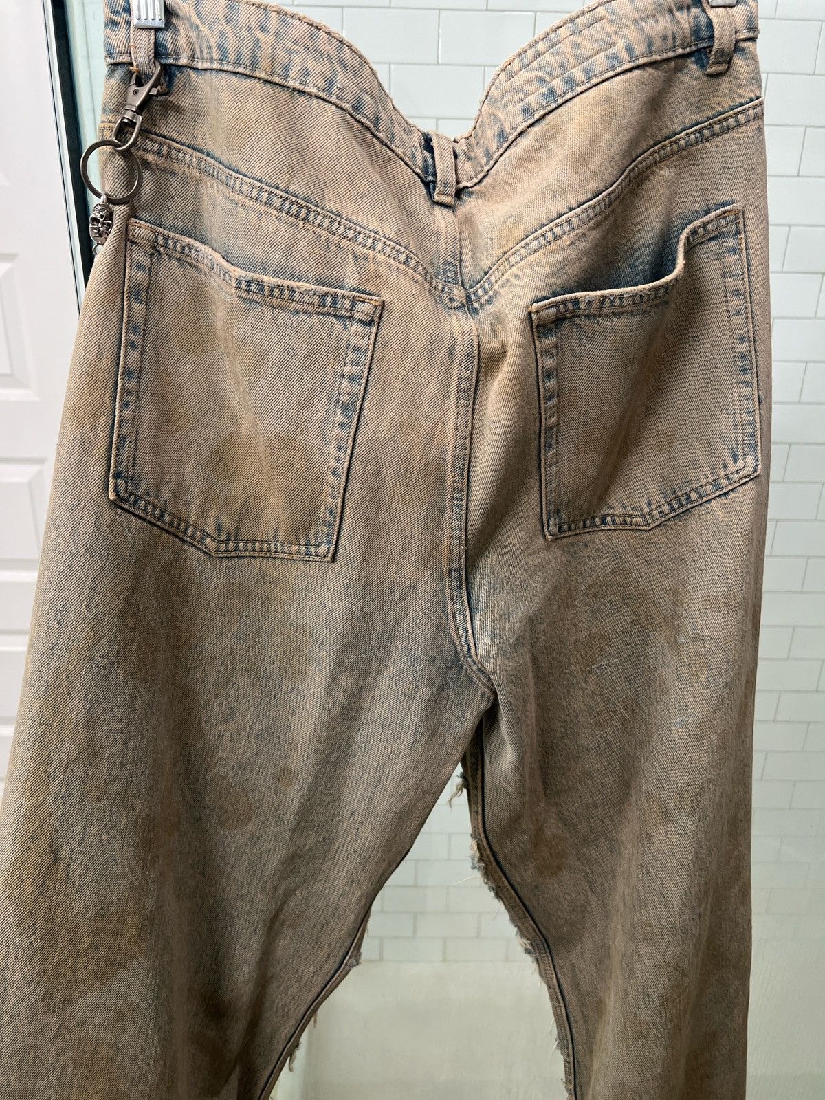 Other 1/1 DIRE NEED STUDIO OIL RIP DENIM Size US 32 / EU 48 - 6 Thumbnail