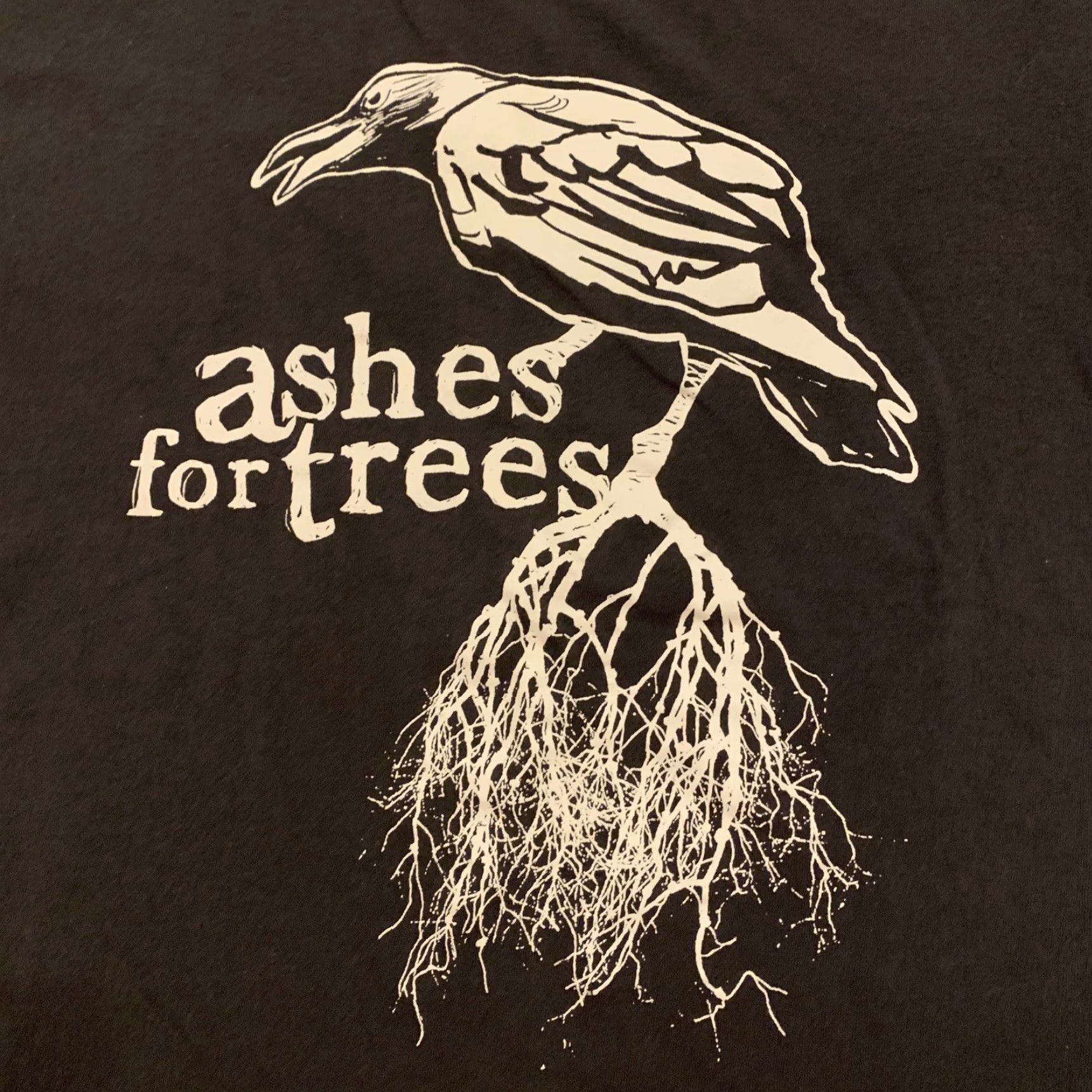 Gildan VINTAGE Ashes for Trees Band T Shirt Adult M Brown T-Shirt Band Merch Mens M Size US M / EU 48-50 / 2 - 2 Thumbnail