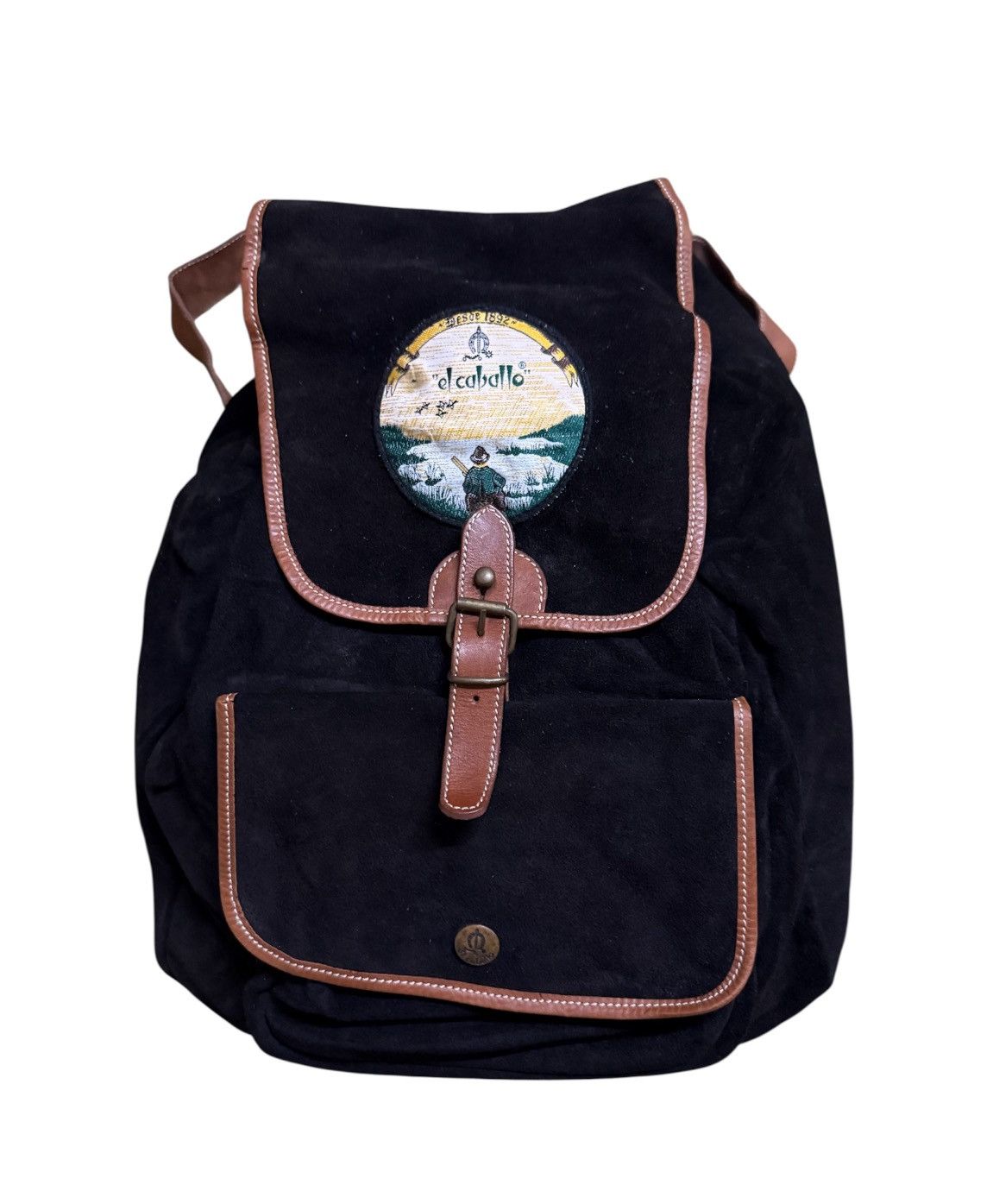 Japanese Brand Handmade Leather Bagpack el caballo Size ONE SIZE - 1 Thumbnail