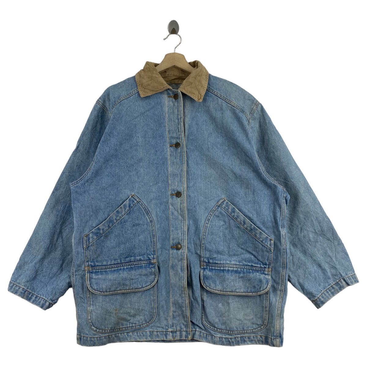 Vintage Vintage 90s KENJI Hong Kong Brand Button Up Oversize Denim Size US L / EU 52-54 / 3 - 1 Thumbnail