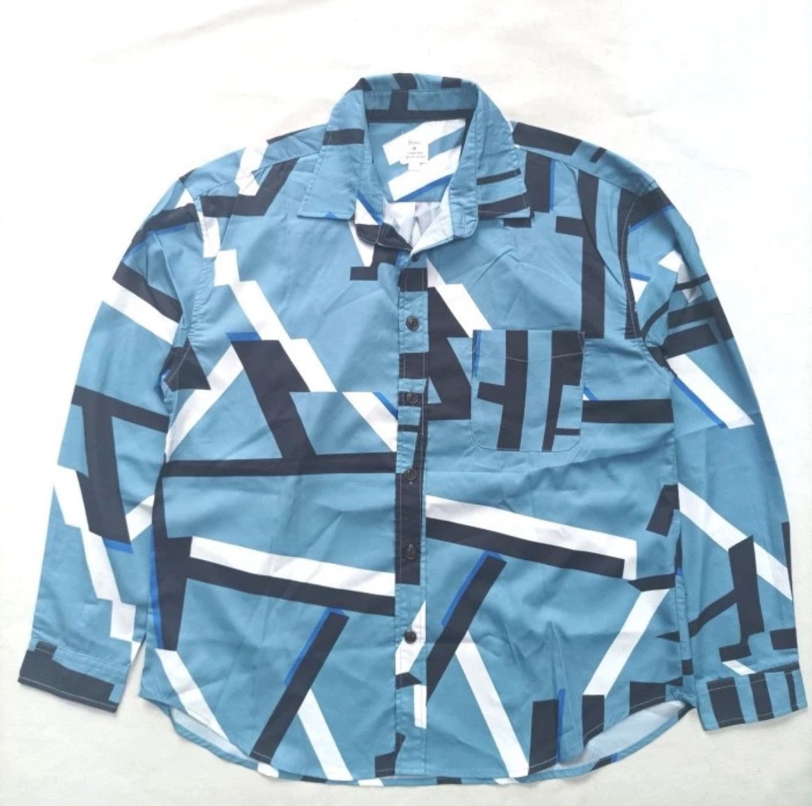 Japanese Brand Revo Tokyo all over print pattern casual shirt Size US L / EU 52-54 / 3 - 1 Thumbnail