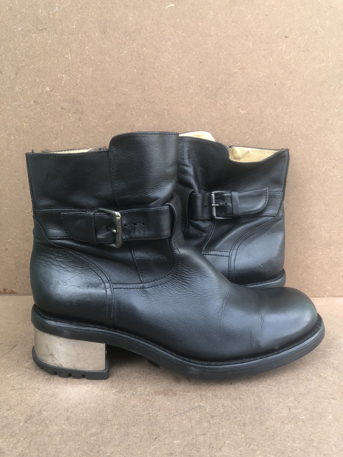 Designer Freelance Black Calfskin Leather Women’s Boots Size US 9 / IT 39 - 5 Thumbnail