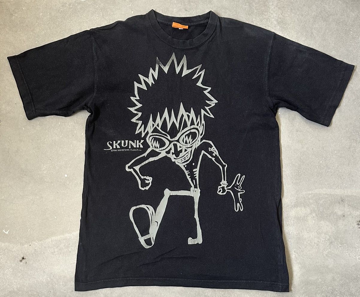 Japanese Brand VINTAGE MISCHIEVOUS SKUNK WELL FADED TEE Size US M / EU 48-50 / 2 - 1 Thumbnail