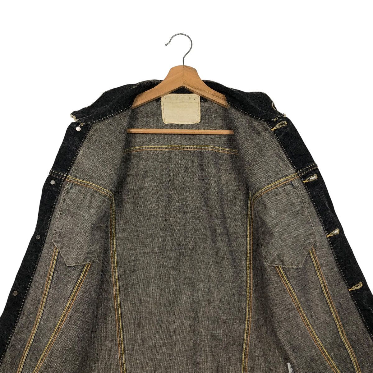 Edwin 🔥VINTAGE DENIM TRUCKER JACKET EDWIN MULTI POCKET Size US L / EU 52-54 / 3 - 16 Thumbnail