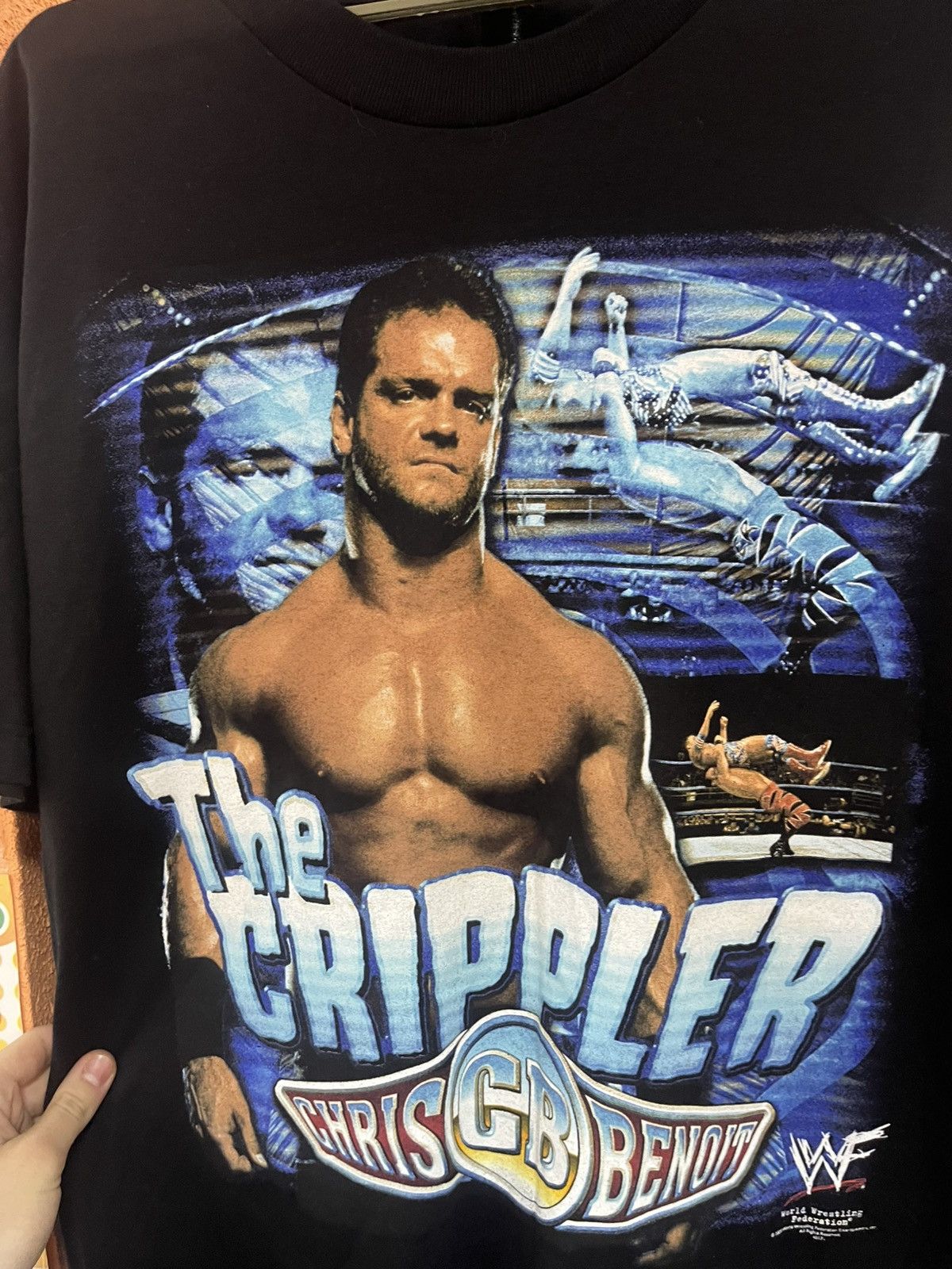 WWE Vintage Chris Benoit The Crippler Tee Size US L / EU 52-54 / 3 - 14 Thumbnail